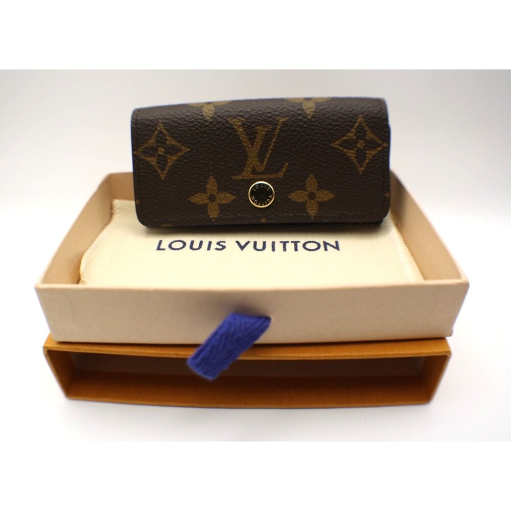 New Louis Vuitton Key Case Monogram Multicre 4 M69517 LOUIS VUITTON Brown